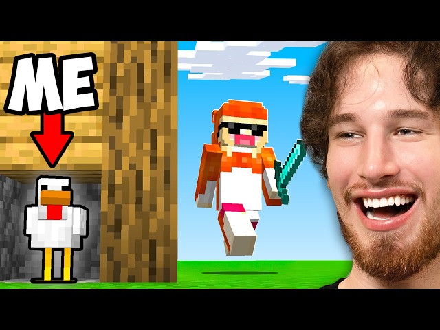 The FUNNIEST Hiding Spots in Minecraft Prop Hunt!