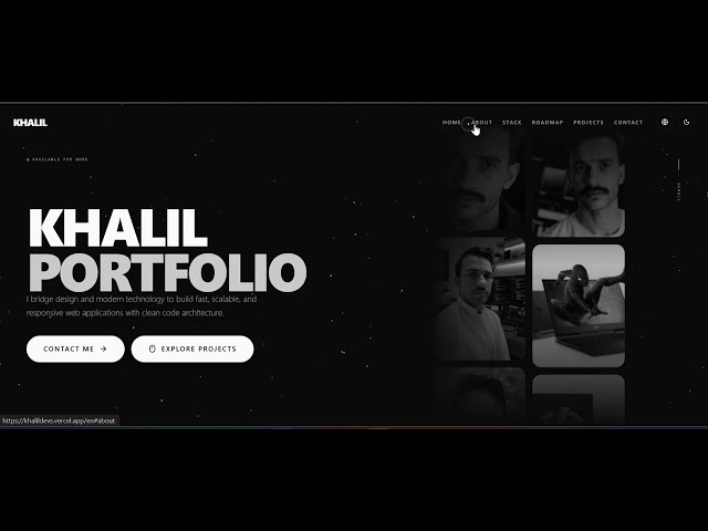 Built this ultra-fast Next.js developer portfolio with smooth animations & dark mode! #nextjs 