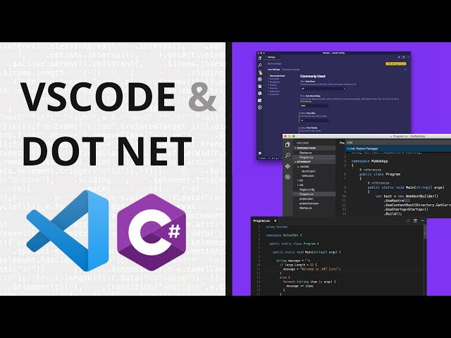 C# Visual Studio Code & dotnet | C# from a Code Editor