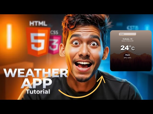 I created an Weather App with HTML CSS and JavaScript | AsmrCodes