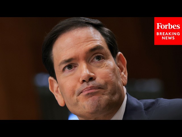 BREAKING: Marco Rubio Testifies House Appropriations Committee As US-Iran Talks Falter