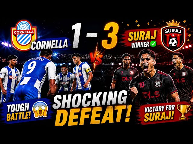 THIS MATCH WAS CRAZY 😳 CORNELLA 1-3 SURAJ | DLS25🇺🇸