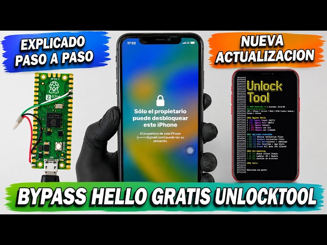 Ahora Gratis Bypass en Hello Sin Registro Con Unlocktool! IOS 26.6 - iPhone 11 Pro Max, Xs,iPhone SE