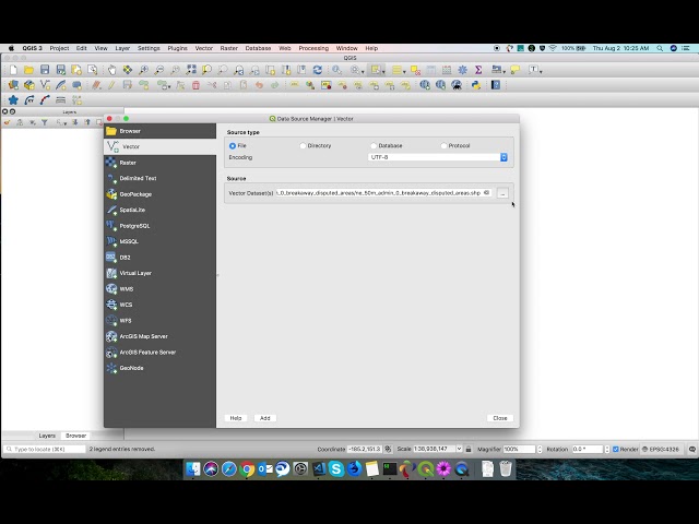 How to Import ShapeFiles in QGIS editor