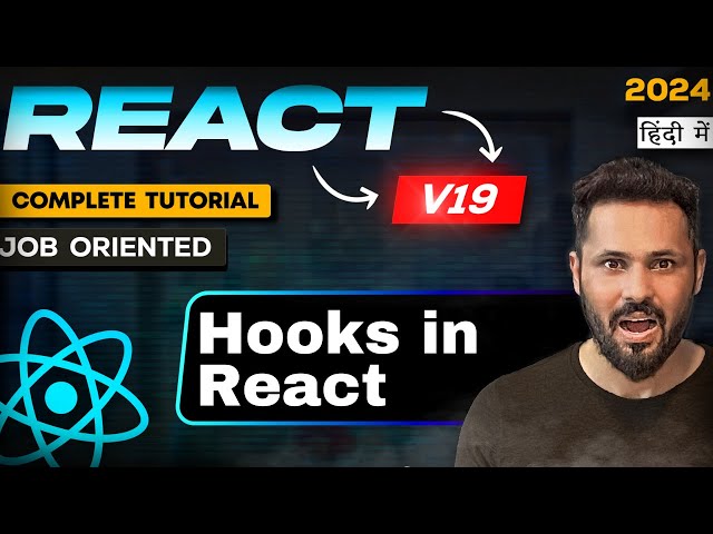 React js 19 tutorial in Hindi #27 what are hooks in react js