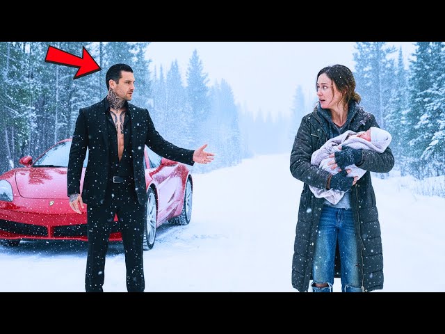 “Come With Me…” the Mafia Boss Said — After Seeing the Single Mom Alone in the Blizzard