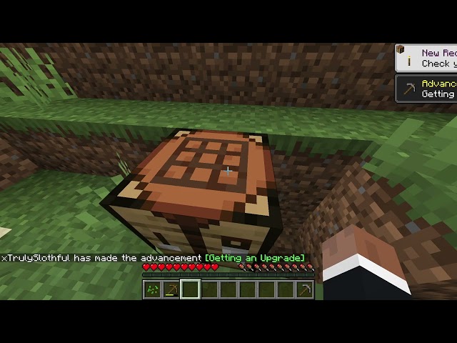 Getting an Upgrade - Day 3 of Doing 1 Advancement Until I 100% Minecraft Java [RAW]