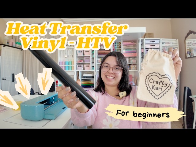 HTV for Beginners | Everything You Need to Know (Cricut Iron-On Tutorial) + T-shirt tutorial