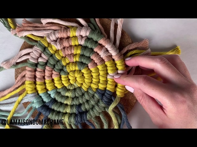 Macrame Coasters for beginners | how to make macrame coasters.