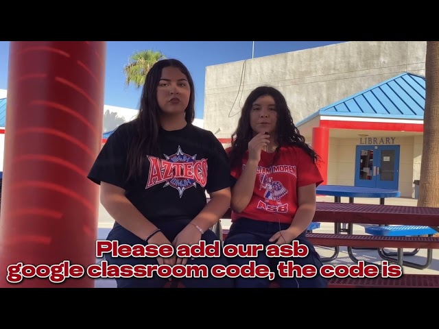 WM ASB Google Classroom Code