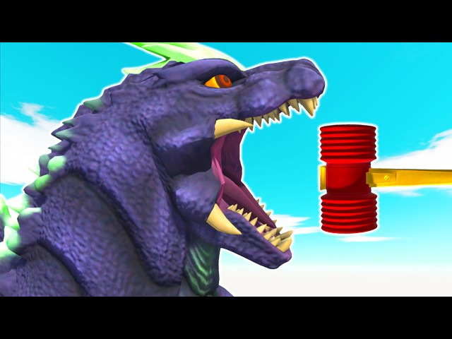 Fall into the Evolution Gate & GODZILLA Battle - Animal Revolt Battle Simulator