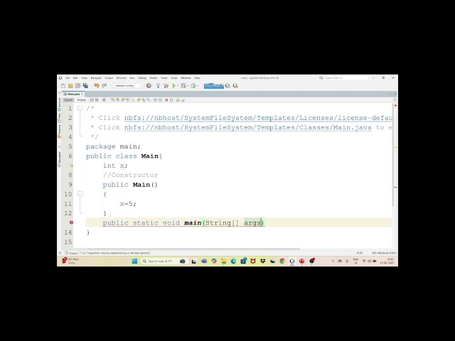 Constructor Program in Java #javaoop #javatutorial #javaoops #java #oopsconcepts #oopsinjava #oop