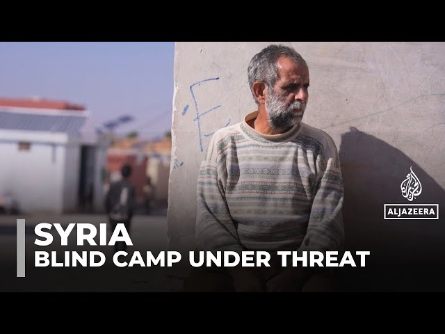Blind residents of Syria’s ‘camp of light’ battle freezing winter without aid