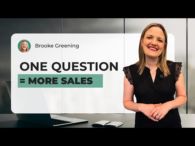 The Million Dollar Sales Question Most People Never Ask