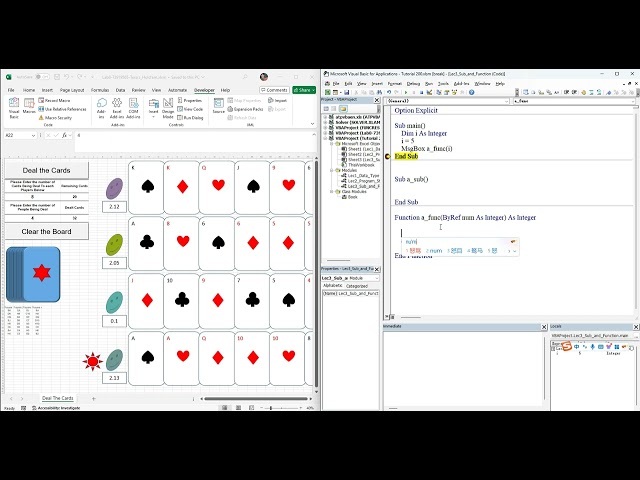 Tutorial 3: Sub Function & Bubble sort