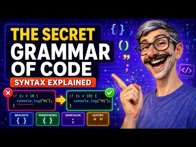 The Secret Grammar of Code: Syntax Explained for Beginners