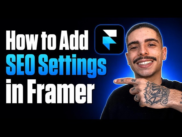 HOW TO ADD SEO SETTINGS IN FRAMER (STEP-BY-STEP GUIDE 2026)