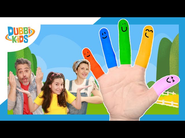 FAMILIA DEDO COLORES | Canciones Infantiles 🍭 | Dubbi Kids