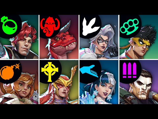 There are actually 8 roles in Marvel Rivals