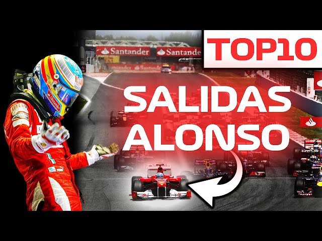 TOP mejores Salidas Fernando ALONSO 💥 Adelantaminetos IMPOSIBLES ¿Por qué es el MEJOR Piloto? GP F1