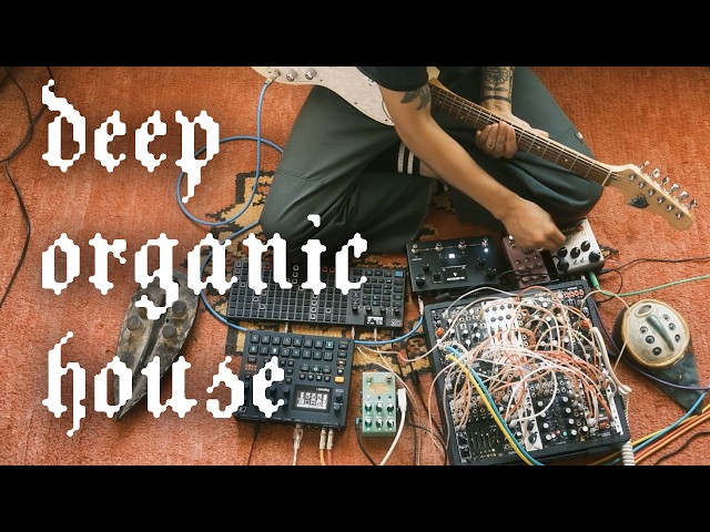 Minimal Deep Organic House - Live Set - Ambient Guitar & Modular Synth Textures