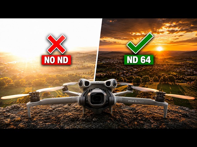 ND Filters for DJI Mini 5 Pro: When to Use Which