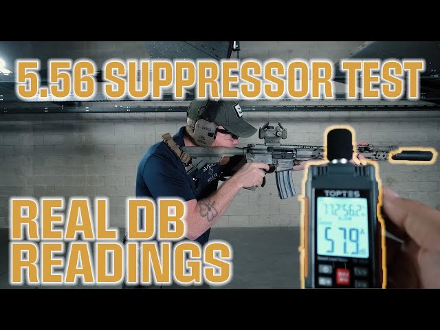 5.56 Suppressor dB Test — What the Meter Really Says