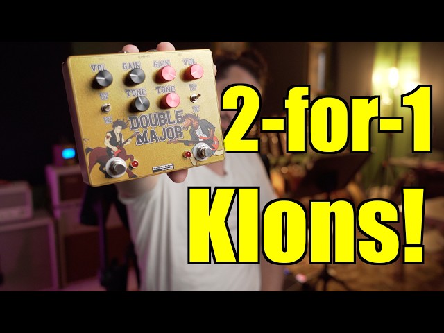 Two Klon Klones in One Pedal! The Double Major by Summer School Electronics