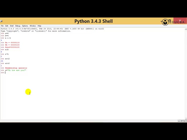 lect 28:  Bitwise and Assignment Operators