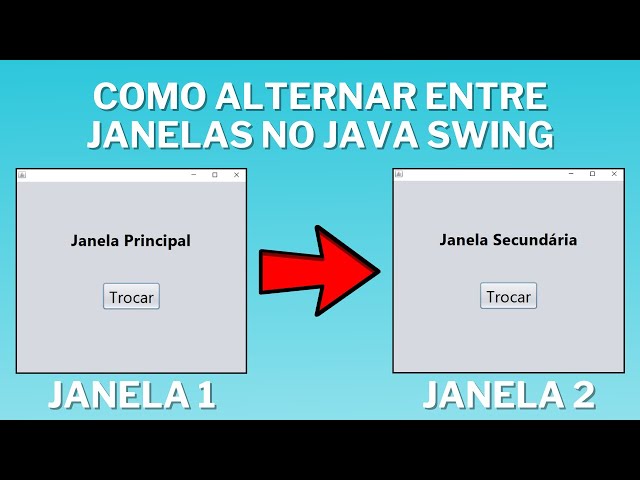 How to switch between windows in Java Swing | Graphical interface with Java