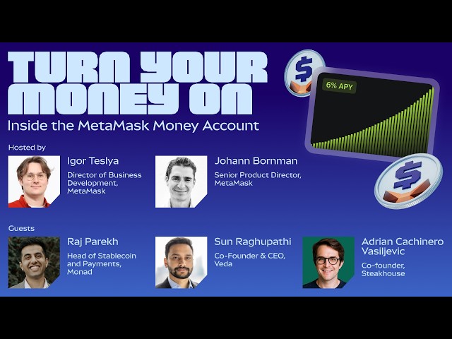 MetaMask Money Account w/ @monad @veda_labs @SteakhouseFi