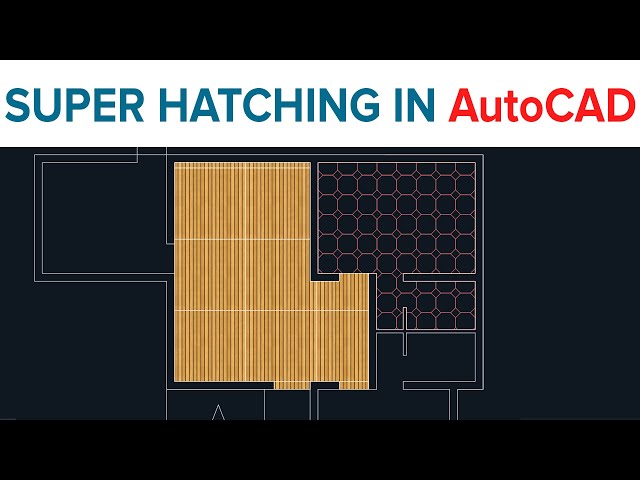 SUPER HATCHING IN AUTOCAD | CREATE CUSTOM HATCH PATTERNS IN AutoCAD