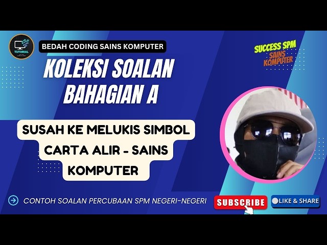 SUSAH KE MELUKIS SIMBOL CARTA ALIR - SAINS KOMPUTER