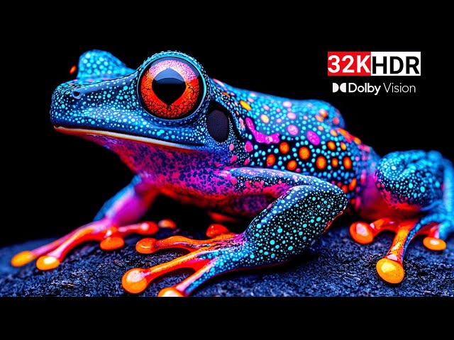 The Coolest 32K 240fps Video HDR™ | Dolby Vision With Music For Stress Relief (4K/8K Video)