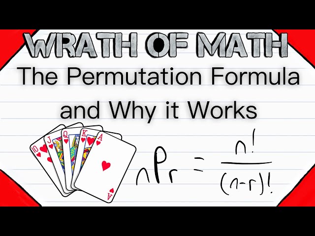 The Permutation Formula and Why it Works | Permutations and Combinations, Counting, Combinatorics