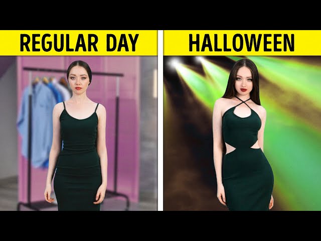Last-Minute Halloween Looks 🎃 Makeup, Masks & Costumes Made Easy! 👻