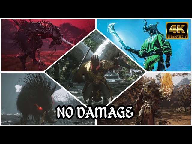 Black Myth: Wukong | Chapter 4 All Bosses (NO DAMAGE) [4K]