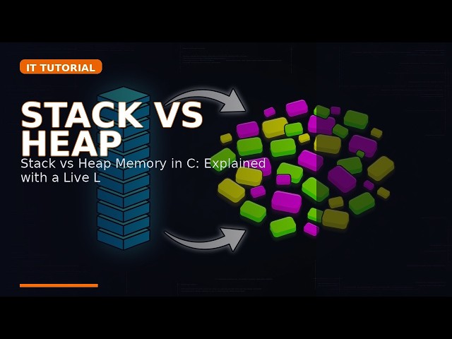 Stack vs Heap Memory in C: Explained with a Live Linux Demo