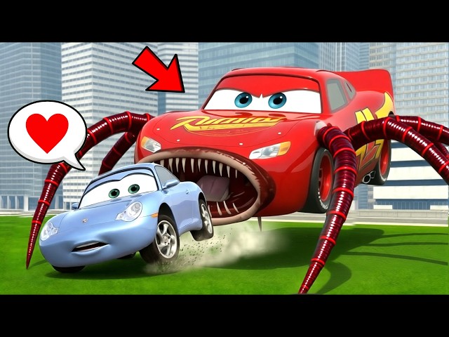 LIGHTNING MCQUEEN EATER HURT SALLY CARRERA? In Garry's Mod
