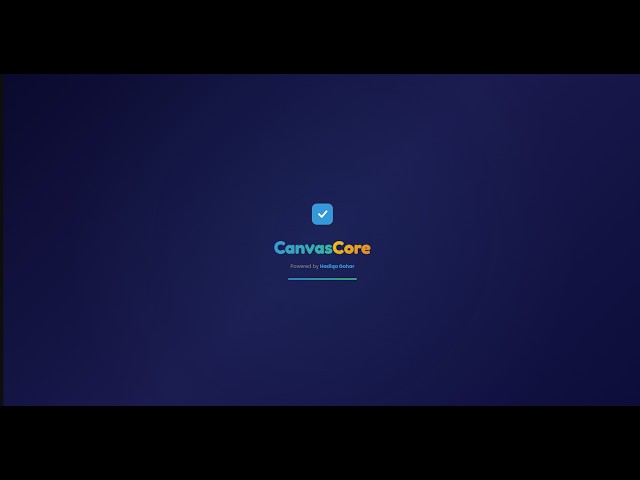CanvasCore Game | HTML5 Canvas, Game Loop, Power-ups & Leaderboard System