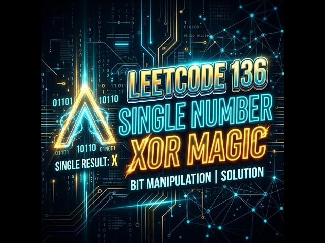 LeetCode 136: Single Number in less than 5 minutes | Bit Manipulation