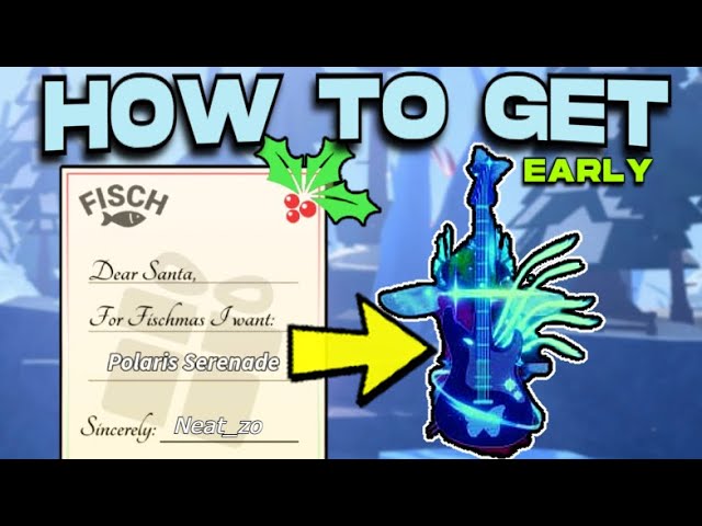 How To GET ANY ROD FROM SANTA LETTER EARLY (Roblox Fisch)