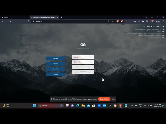 How to get zombs.io working hacks
