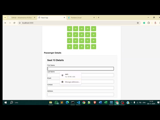 Seat Reservation App Tutorial | Full Stack Project with React, Spring Boot, MySQL & Docker
