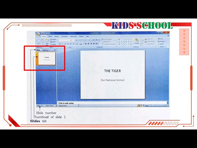 Working in PowerPoint | STD 6th | Introduction to Computers | NavNeet | Kids School