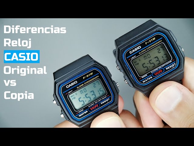 Differences Between an Original CASIO Watch and a Replica F91W: How to Recognize Them? Externally...