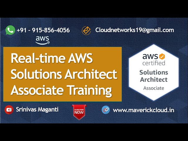 AWS SysOps & AWS Architect Real Time training - Regions & AvZones | in English