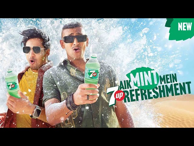 Introducing 7UP Mint Lemonade - Aik Mint Mein Refreshment