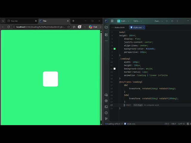 Learn CSS Transform effect by building rotating card!