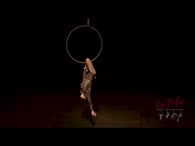 Olivia Vandermeer: Advanced Lyra 2nd Place La Folie Aerial Championships 2023